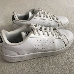 adidas advantage cloud white